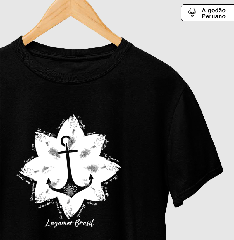 Camiseta Flor de Linguado em algodão peruano - Imagem 2