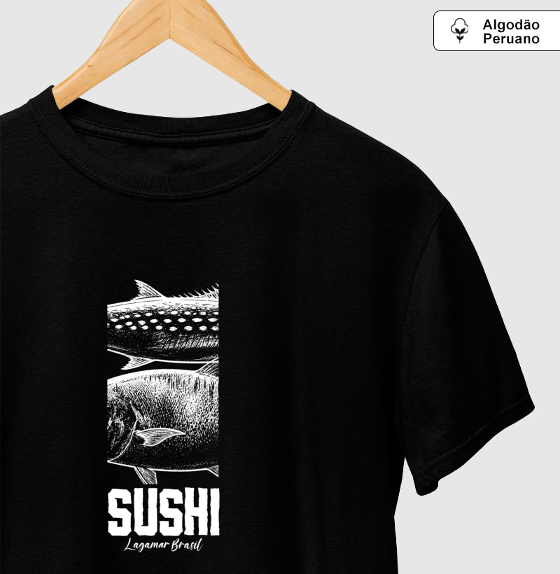 Camiseta Sushi em algodão peruano - Imagem 4