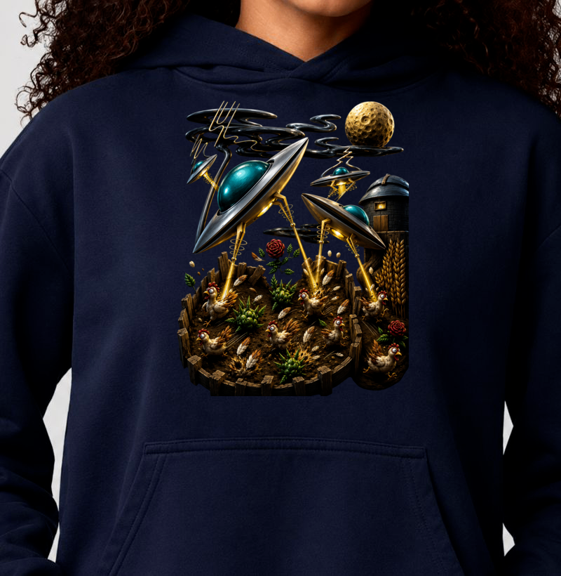 Hoodie Moletom Atack Alien - Imagem 2