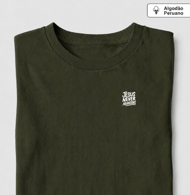 Camiseta Peruano Jesus Never Abandons - Imagem 4