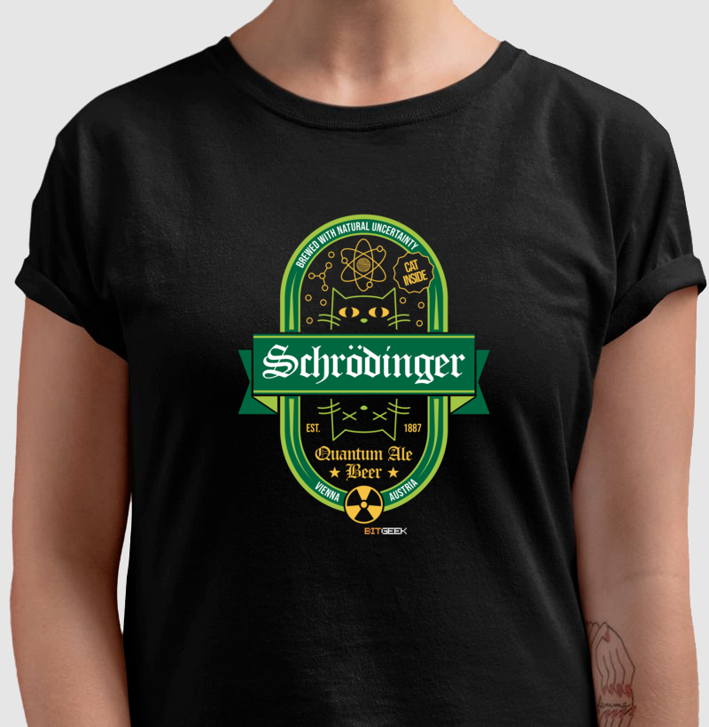 Camiseta Schrodinger Quantum Ale Beer - Imagem 3