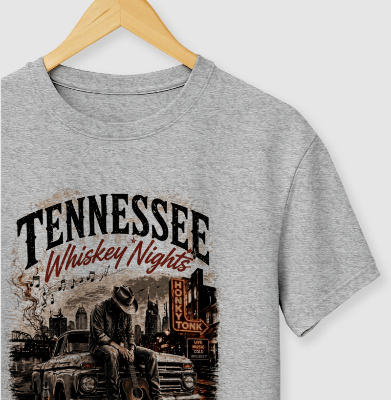 Country Masculina Tennessee Whiskey Nights - Imagem 4