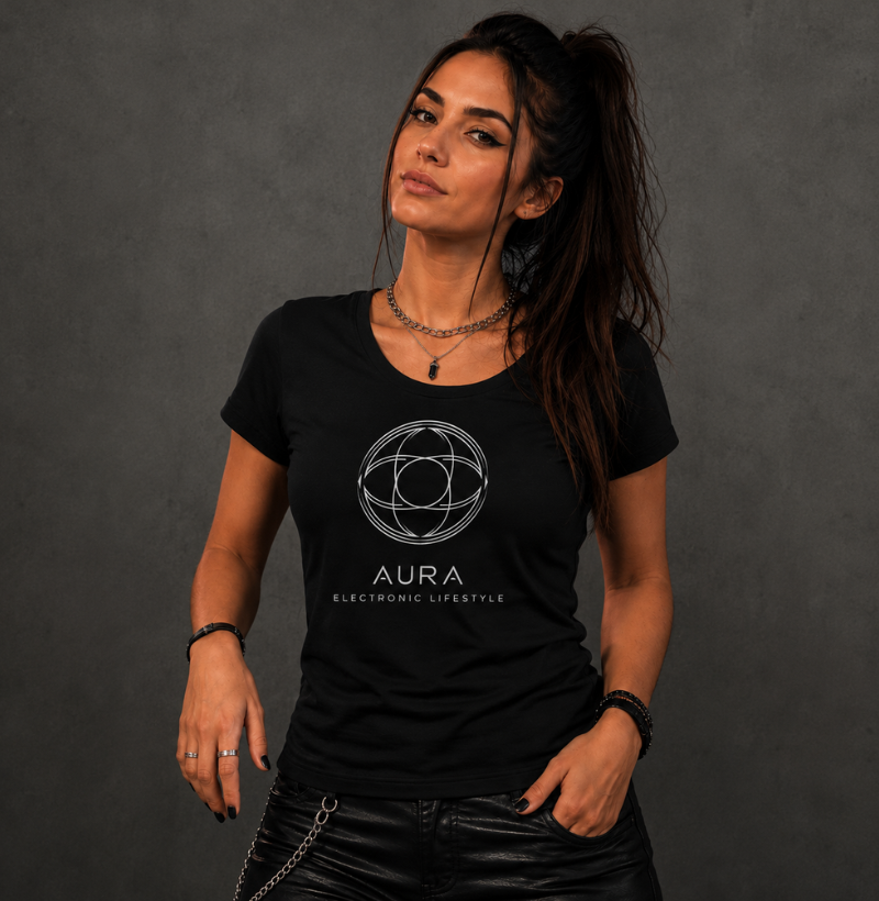 Camiseta AURA Core — Estampa Branca - Imagem 2