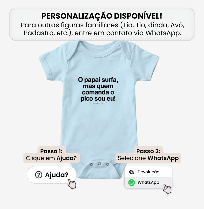 o papai surfa, mas quem comanda o pico sou eu! - Imagem 2