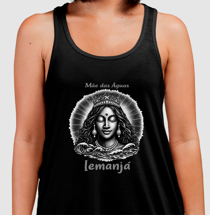Iemanjá • Mãe das Águas (regata) - Imagem 2