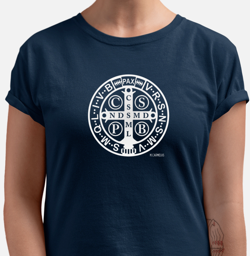 Camiseta Medalha de São Bento - Imagem 4