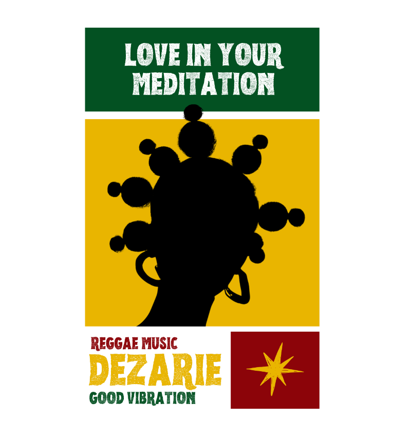 Camiseta Oversized Love In Your Meditation. Coleção Reggae.  Unissex. Algodão Premium. - Imagem 2