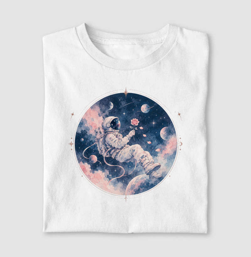 A Rose Among the Stars | Camiseta K-Pop em Aquarela - Imagem 2