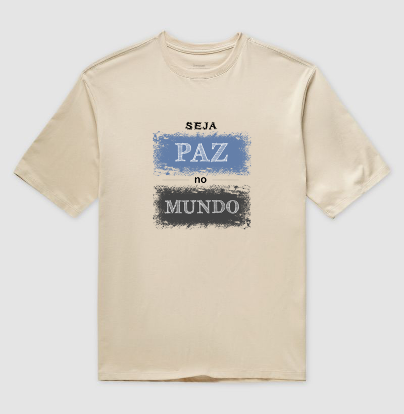 Seja Paz • No Mundo (oversized) - Imagem 3