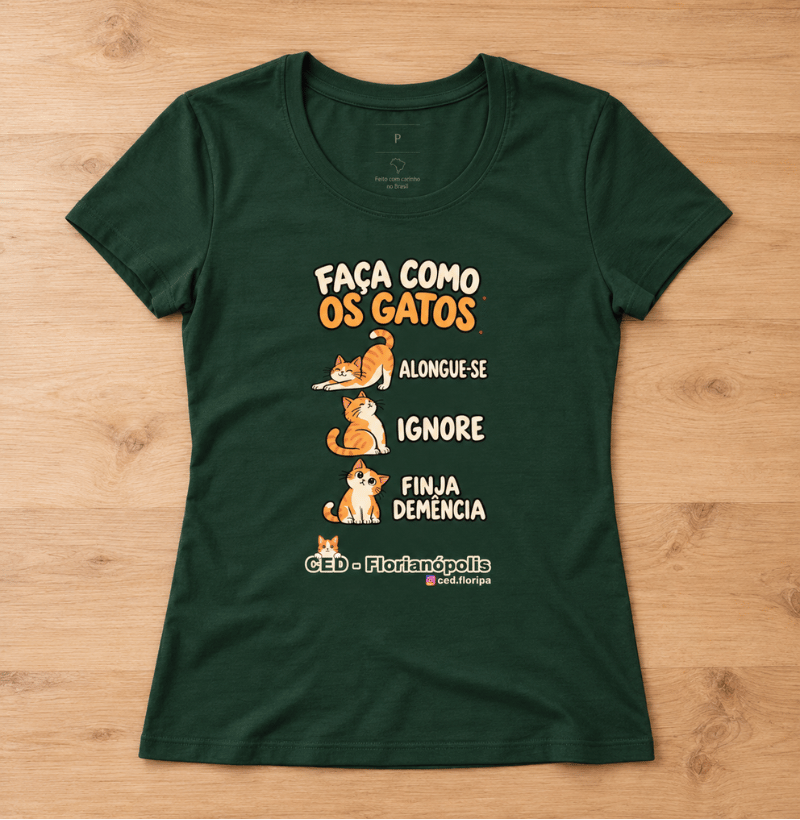 Camiseta Faça Como os Gatos - Imagem 3