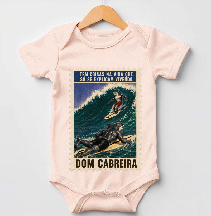 Body Infantil Selo Vivendo a Vida do Surfe - Imagem 4