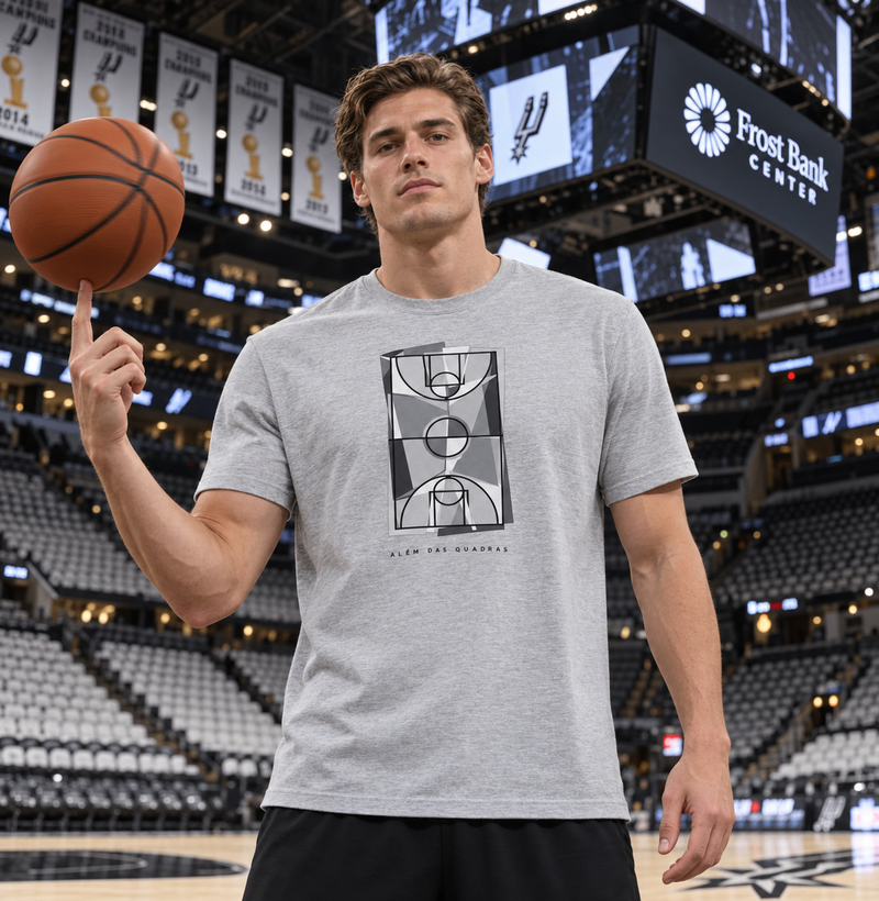Camiseta de Basquete Piso — San Antonio - Imagem 2