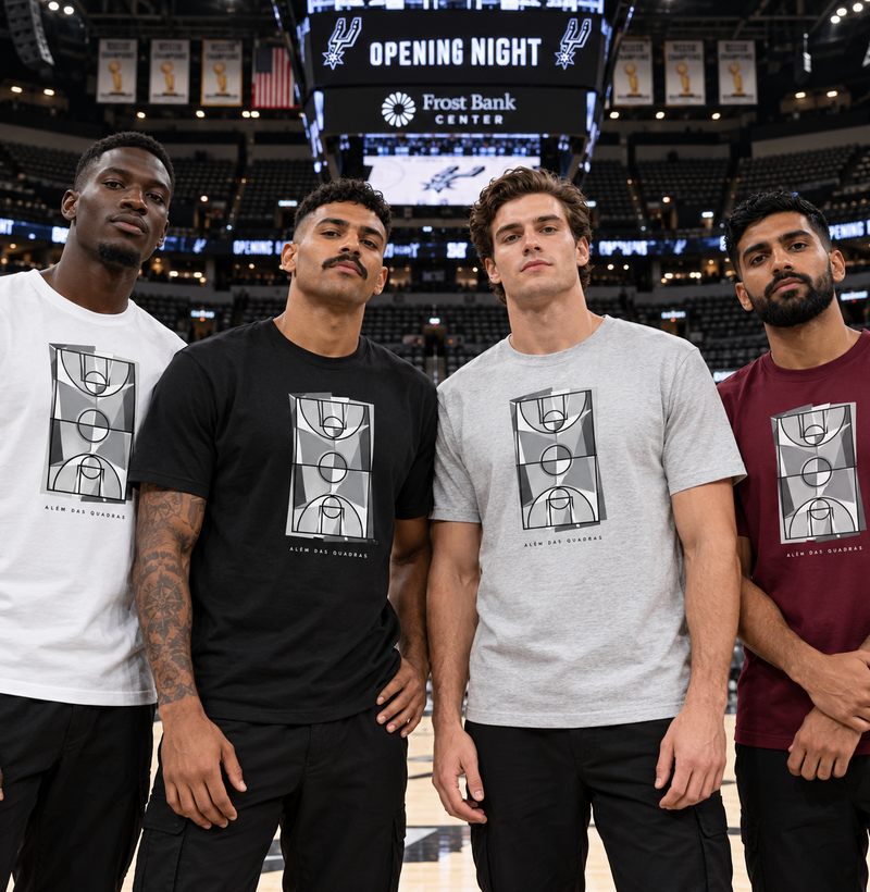 Camiseta de Basquete Piso — San Antonio - Imagem 4