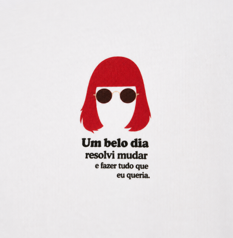 Camiseta Unissex de Algodão Estampada “Um Belo Dia” - Imagem 2
