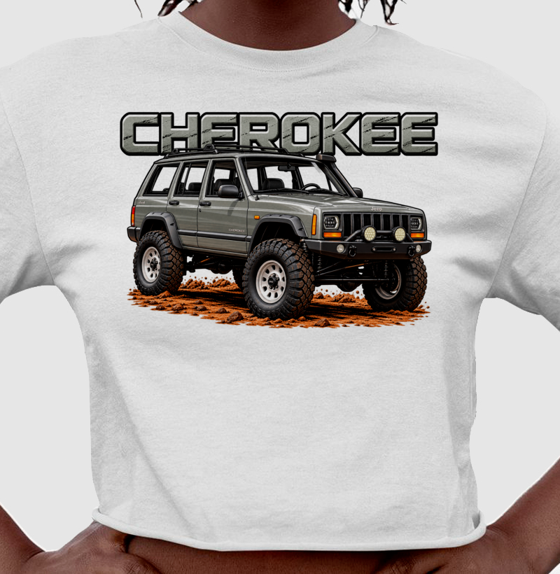 Camiseta cropped feminina Cherokee - Imagem 4