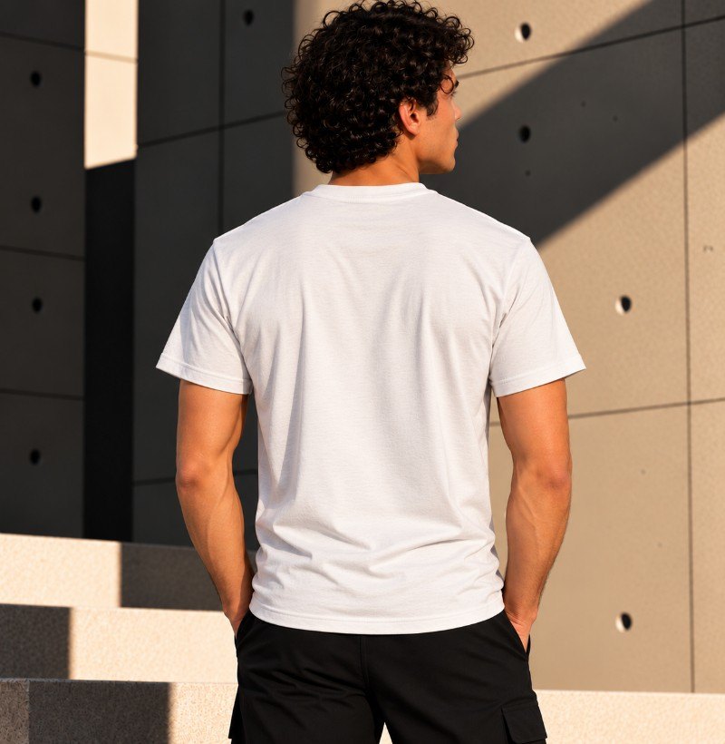 TRM Timeless Tee White Black Logo - Imagem 2