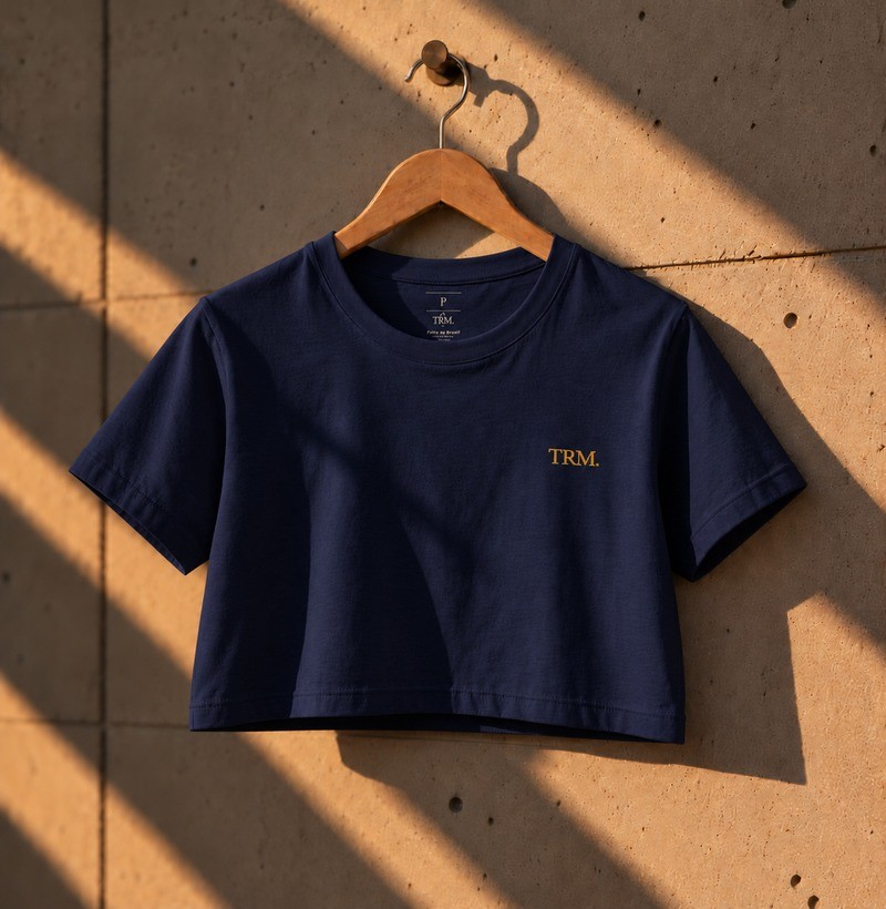 TRM Timeless Cropped Navy - Imagem 4