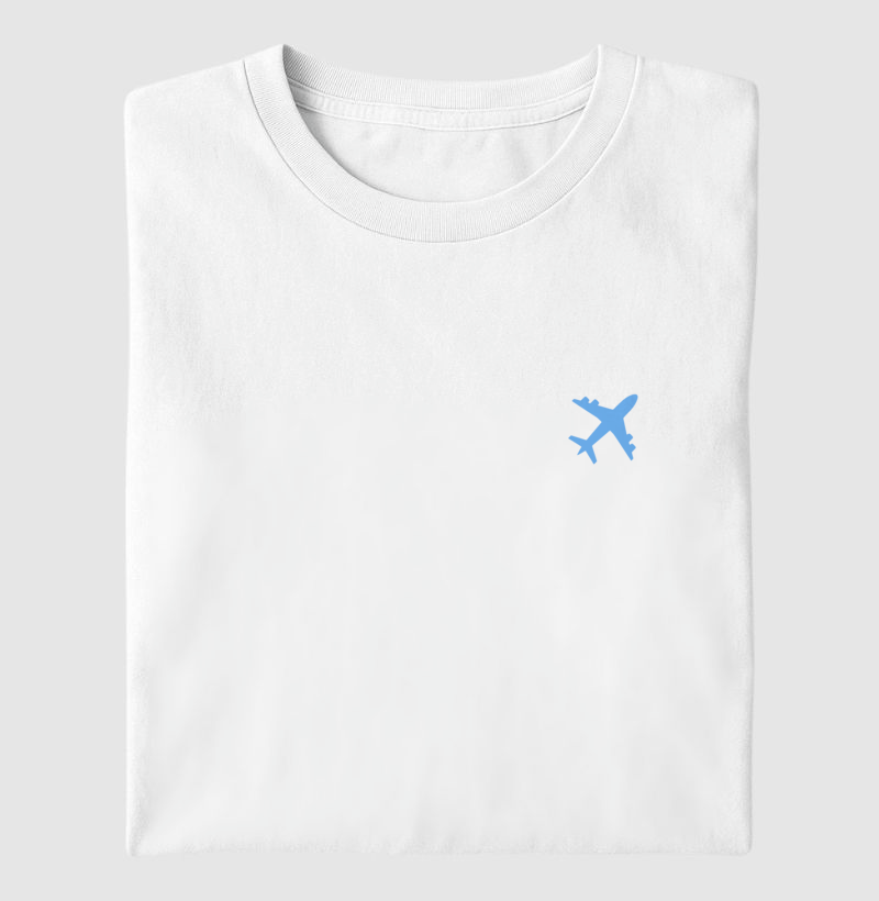 Viajante Minimalista - avião azul claro - Imagem 3