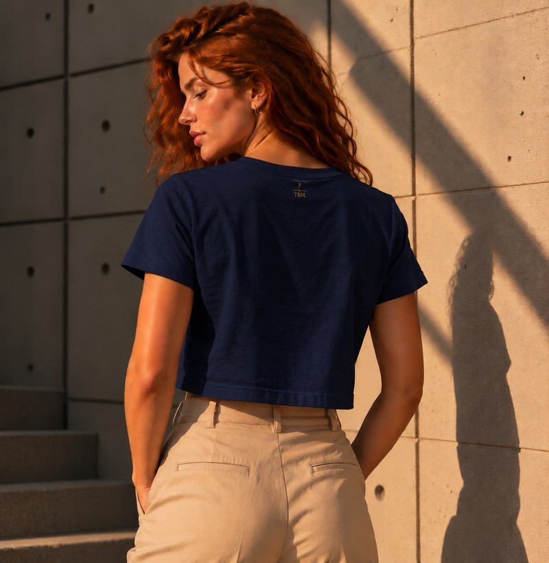 TRM Timeless Cropped Navy - Imagem 2