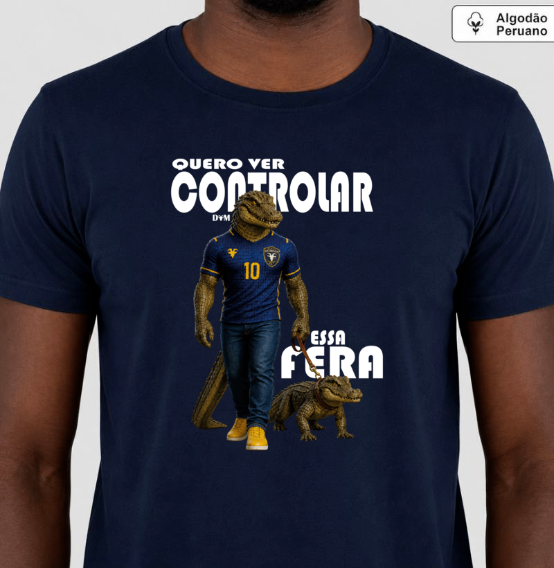 Especial Dia dos Pais (pet) - Camiseta Quero Ver Controlar Essa Fera - Imagem 3