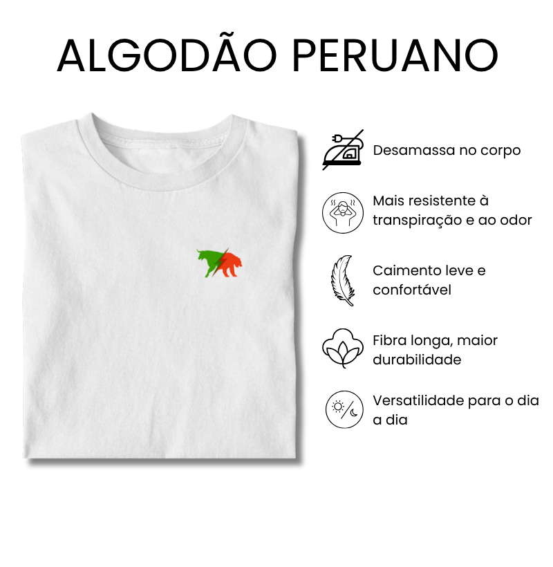 Camiseta Trader Bull vs Bear Algodão Peruano - Imagem 2