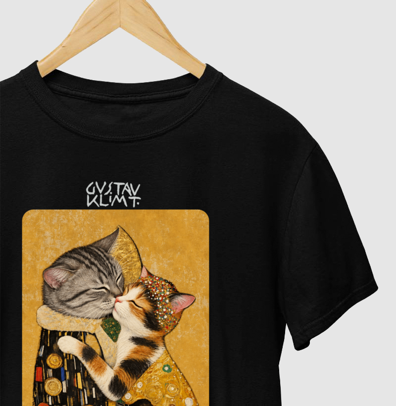O Beijo felino V.2 - Gustav Klimt - Imagem 4