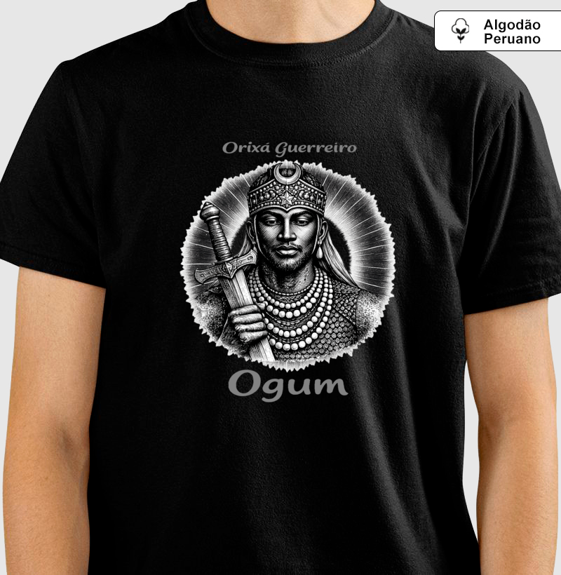 Ogum • Orixá Guerreiro (algodão peruano) - Imagem 2