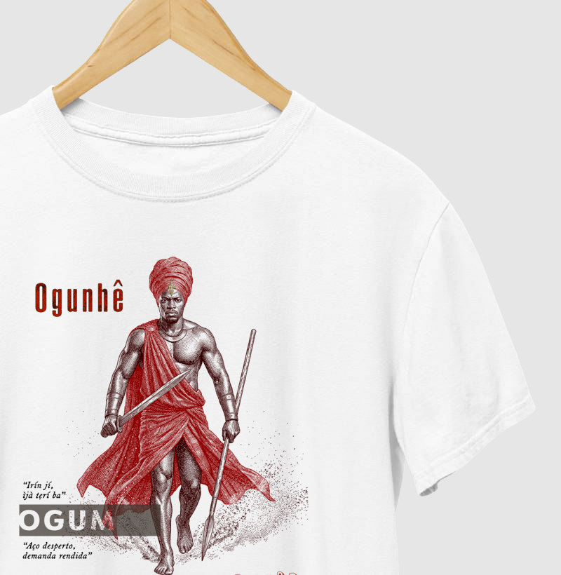 camiseta OGUM iorubá masculina - Imagem 3