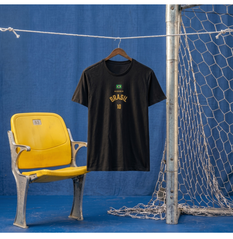 Estampa Brasil Gold 10 – A mística da Amarelinha - Imagem 3