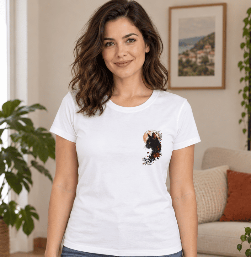 Gato Flores Lua Cheia - Imagem 2