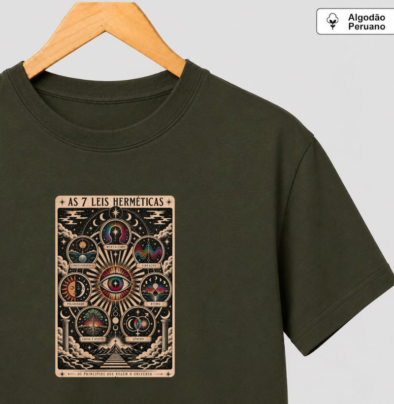 As 7 Leis Herméticas - Algodão Peruano - Imagem 2