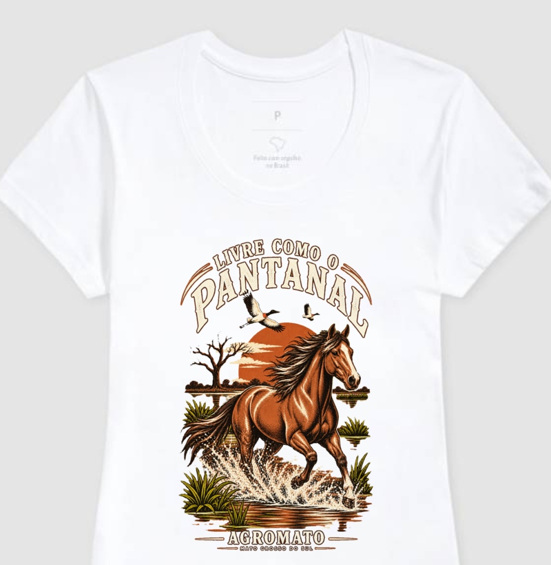 Camiseta Livre como o Pantanal - Imagem 4
