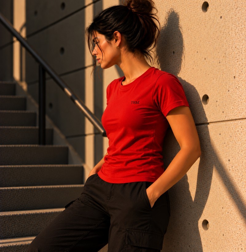 TRM Timeless Tee Feminina Red - Imagem 3