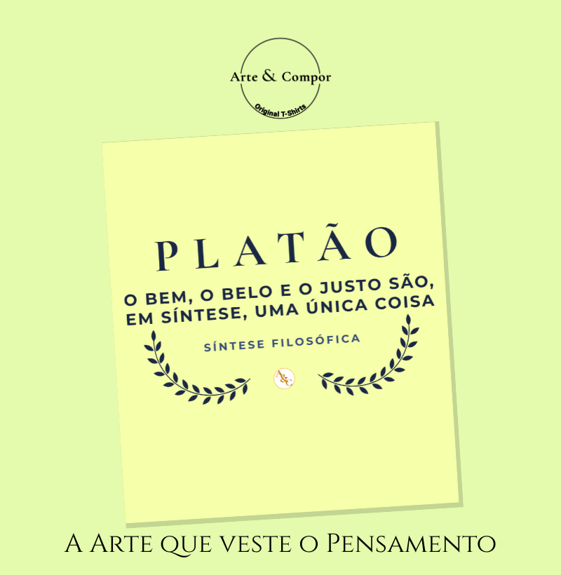 Camiseta Platão: Síntese Filosófica - O Bem, o Belo e o Justo - Imagem 4