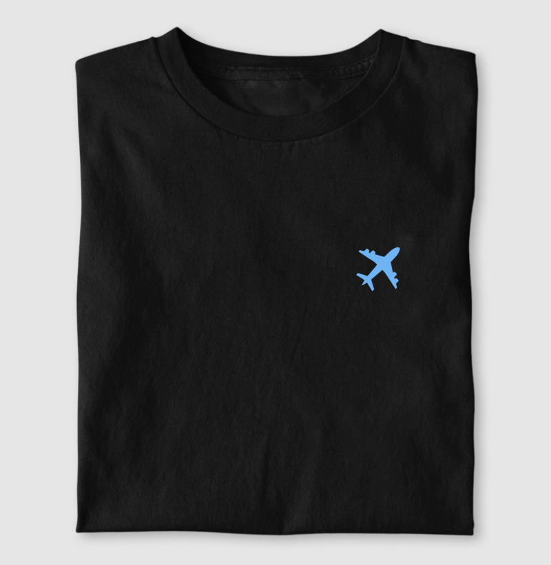 Viajante Minimalista - avião azul claro - Imagem 2