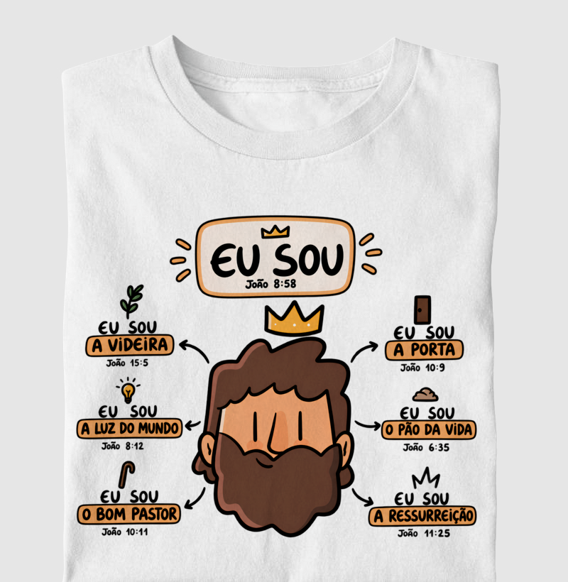 Camiseta Cristã Eu Sou - Imagem 3