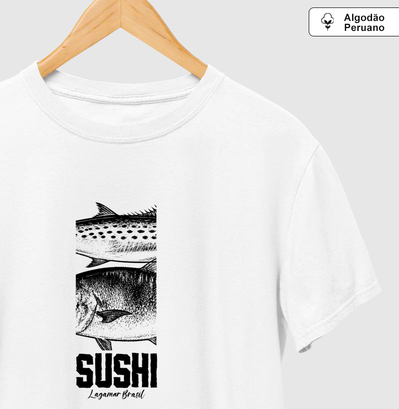 Camiseta Sushi em algodão peruano - Imagem 3