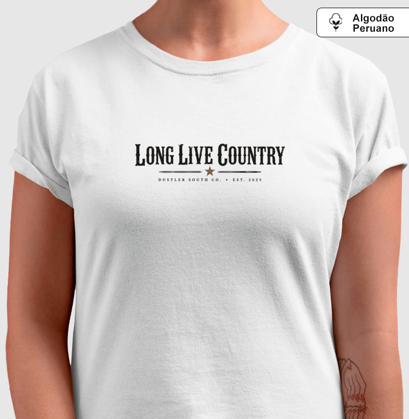Baby Look Country Long Live Country - Imagem 2