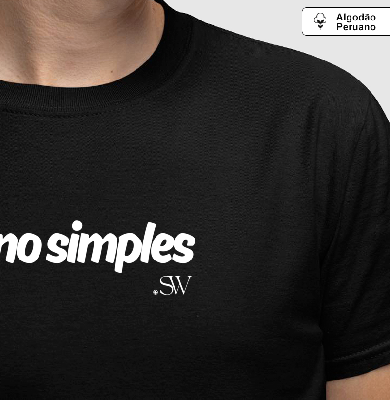 Algodão Premium | Feliz no Simples | Essência Minimalista - Shutter Wear SW 02 - Imagem 2