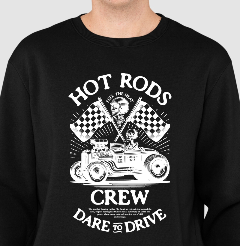 Suéter Moletom - Hot Rods