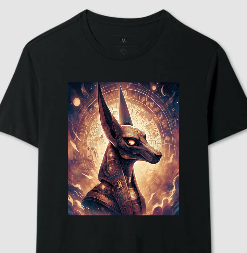 Camisa "Anúbis - Guardião do Além"