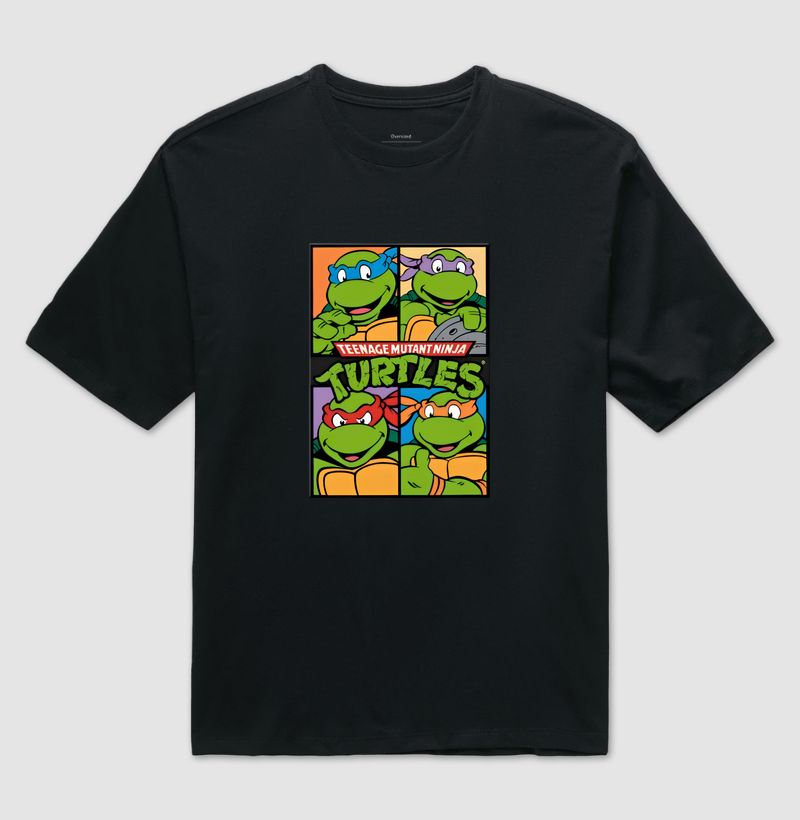 Camiseta Tartarugas Ninja