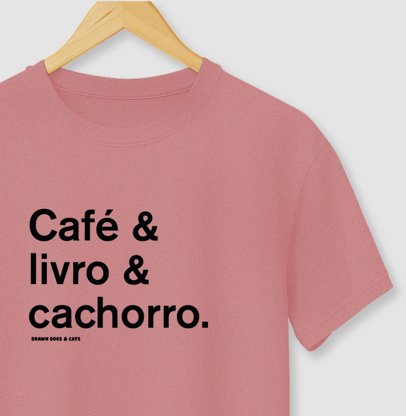 Café & livro & cachorro