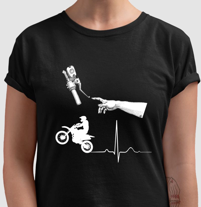 Camiseta Motociclista CORAÇÃO