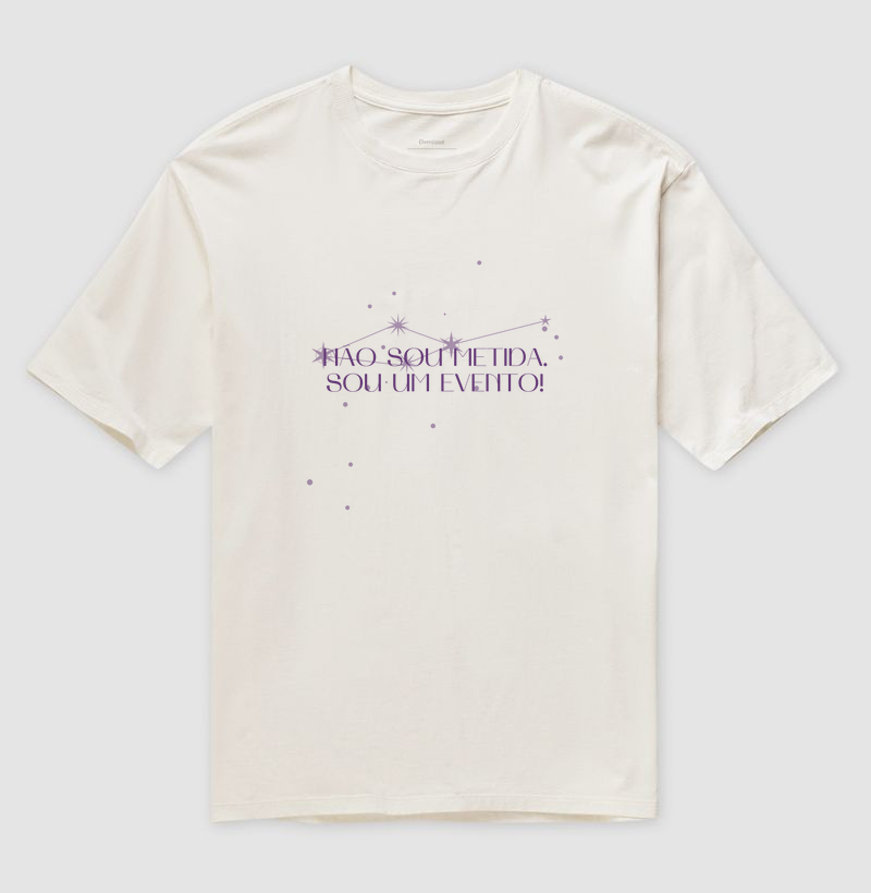 Camiseta Oversized Leo Constellation