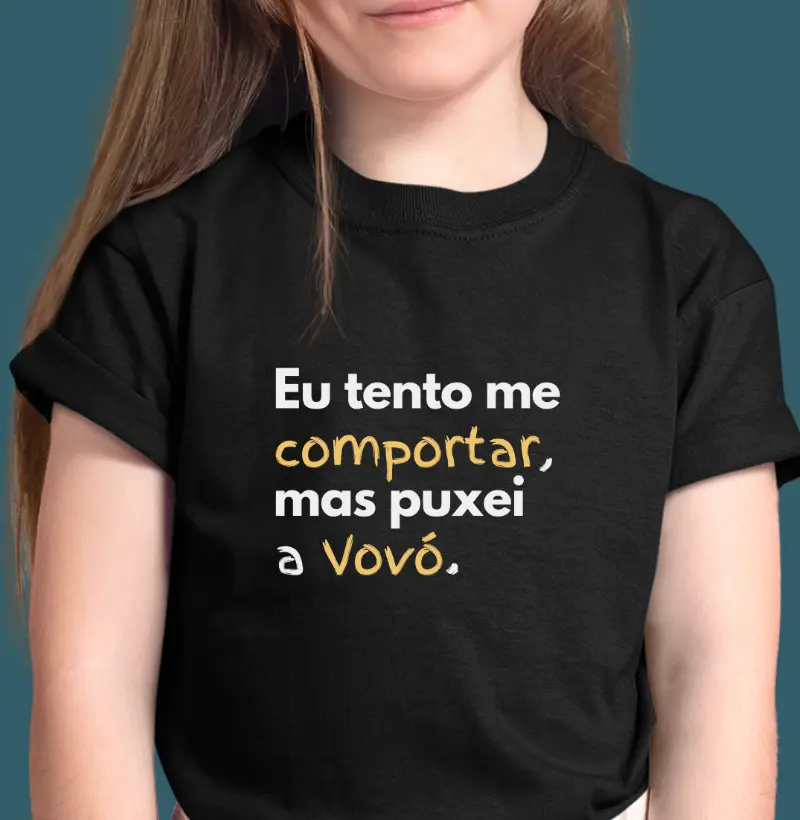 Eu tento me comportar, mas puxei A Vovó.