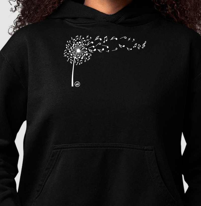 Dente de Leão em Notas - Hoodie Moletom