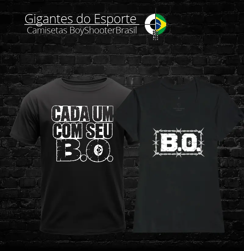 Cada um com seu BO CAC Atirador Esportivo - Camiseta
