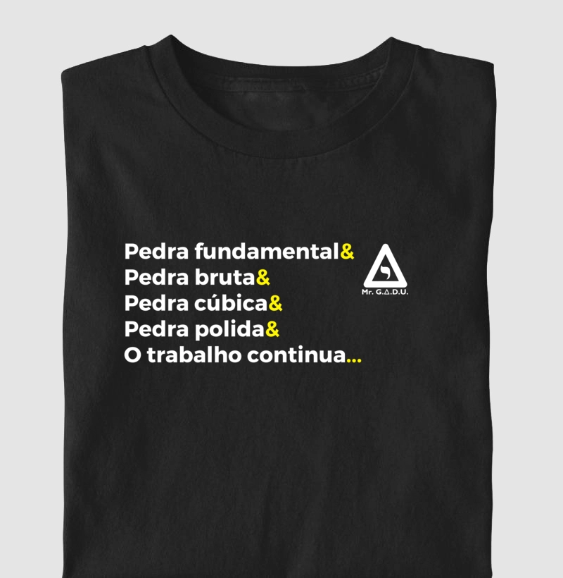 Camiseta Trabalho na Pedra - 3