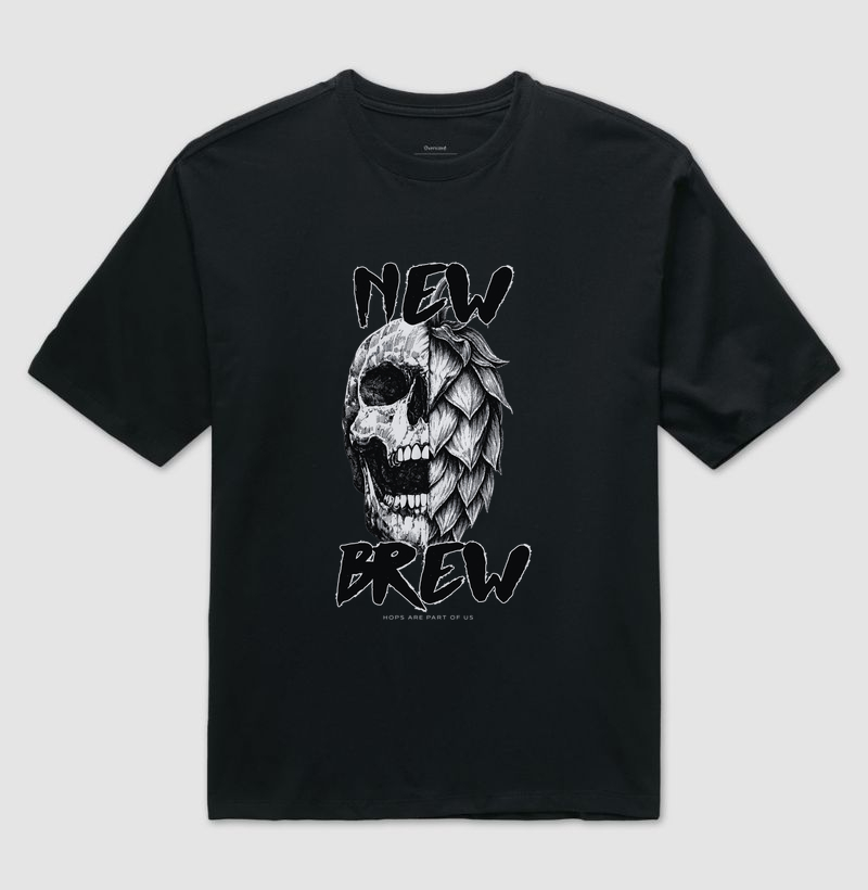 Hops Are Part Of Us - New Brew - Camiseta Oversized